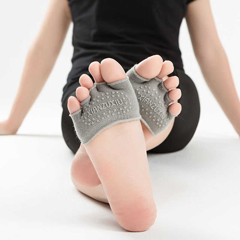 Grey Yoga socks OEM