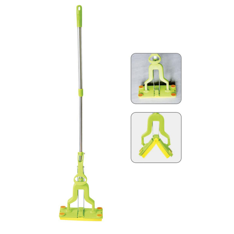 automatic water squeezing sponge mop