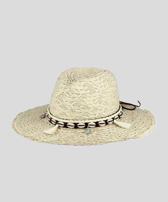Custom White Straw Hat