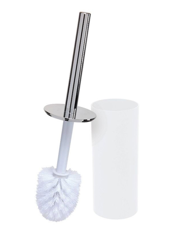 Soft touch toilet brush holder