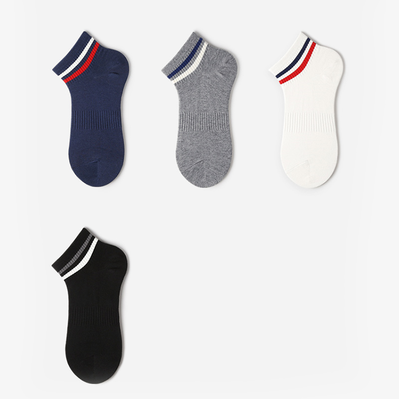Adult Stripe Leisure Socks custom unisex cotton ankle socks hosiery men women socks