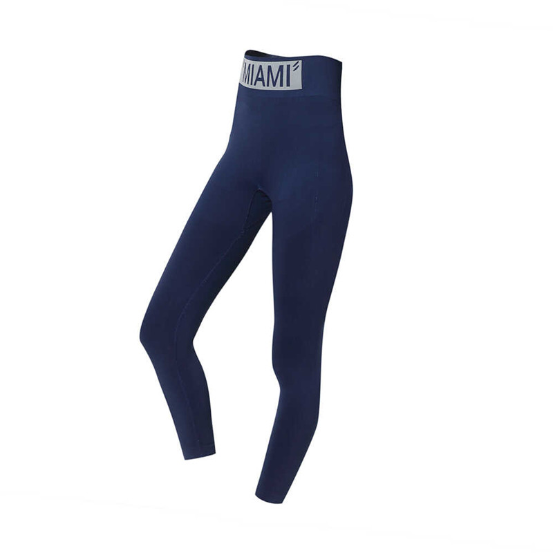 Customized dark blue sport legging