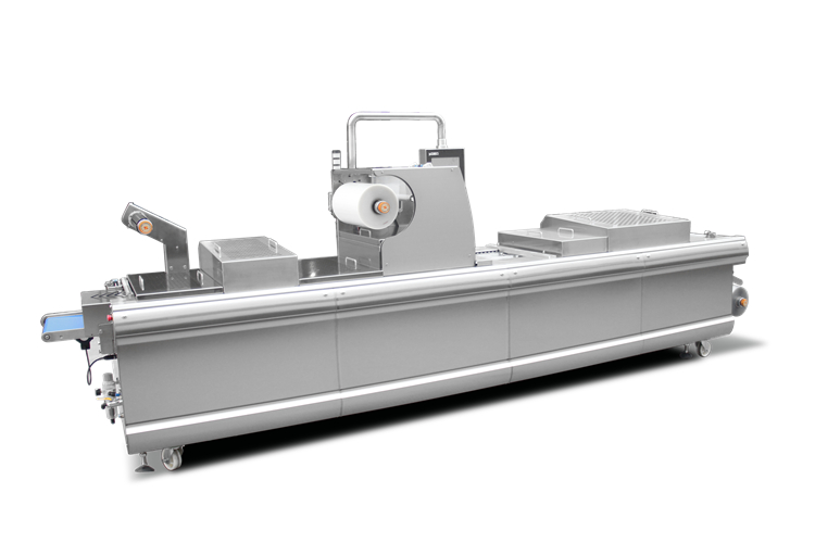 Thermoforming flexible packaging machine