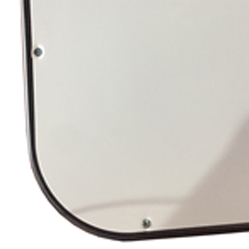 LED wall mounted illuminated mirror with frame