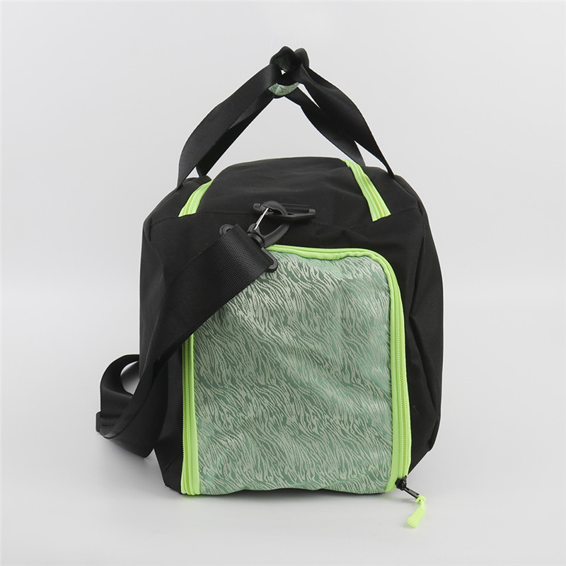 Green Black Fitness Bag | Fitness Bag factory | Custom Fitness Bag