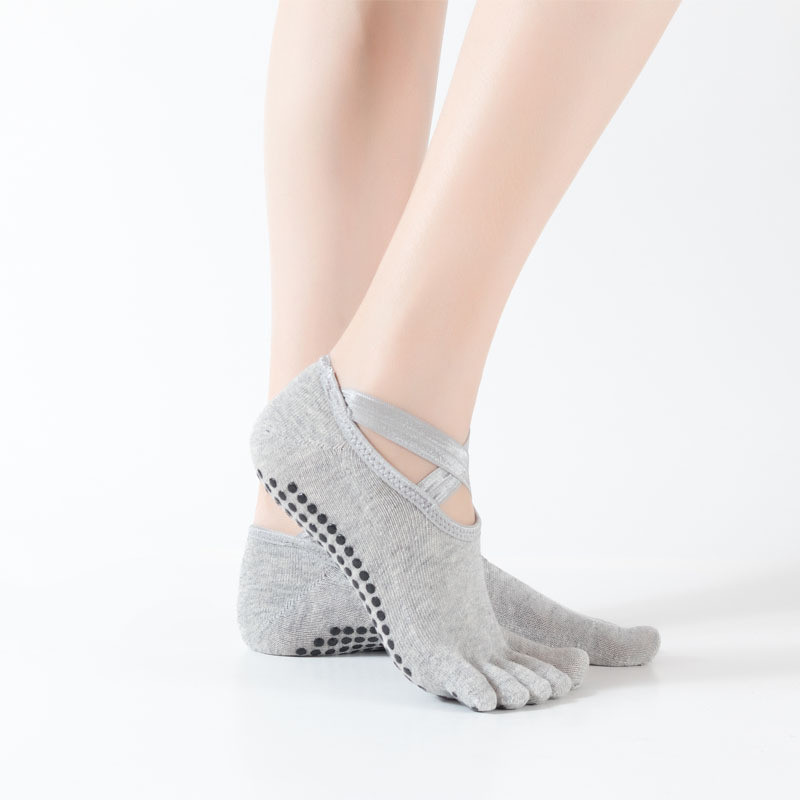 Custom Grey Yoga socks manufacturer
