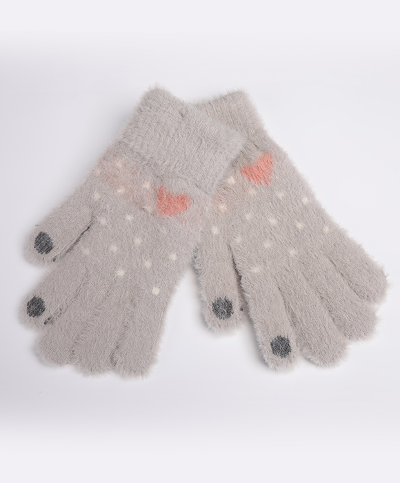 Acrylic girls gloves