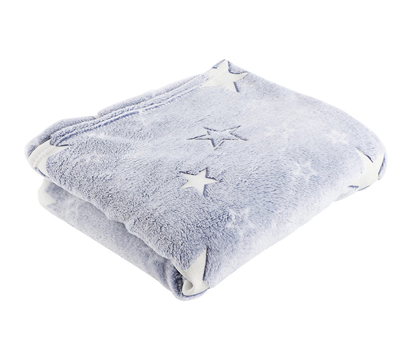 Soft Simple Elegant Luminous Flannel Blanket 3