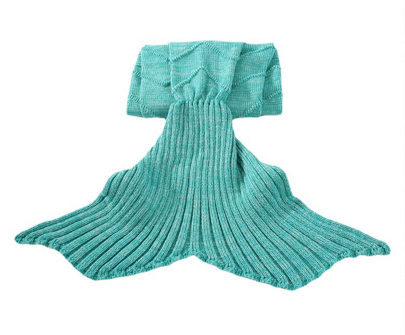 Casual nap woven mermaid blanket 3