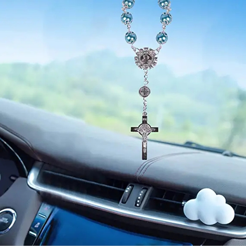 Rosary for Car Rearview