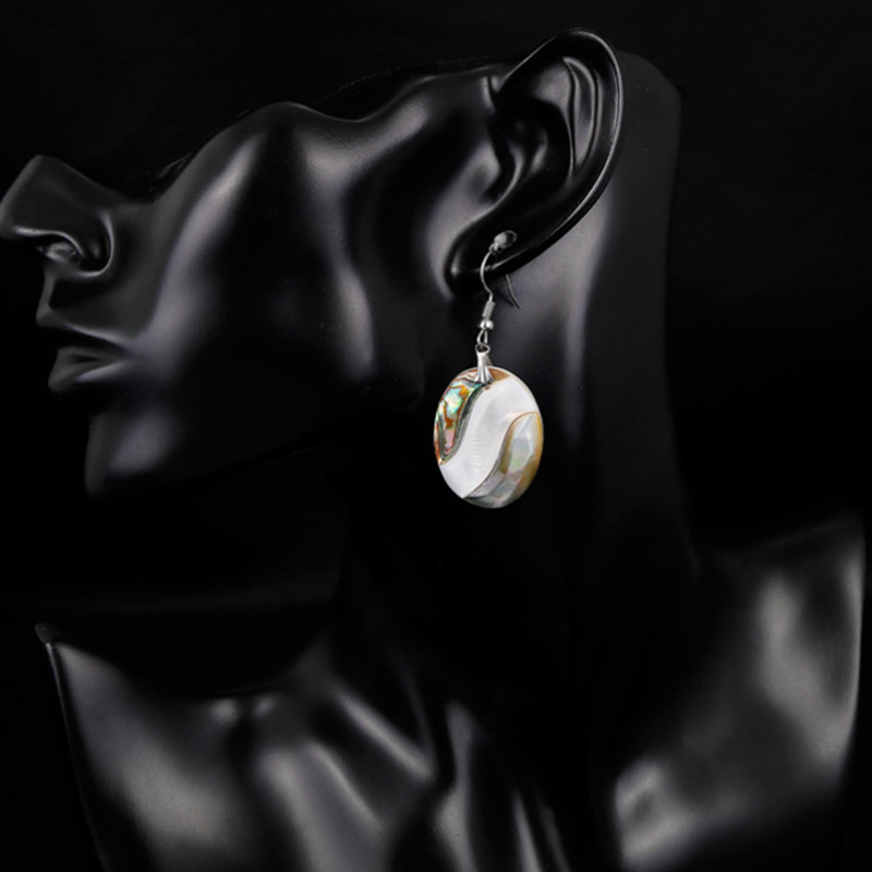 Oval Fashion Personalized Earrings 