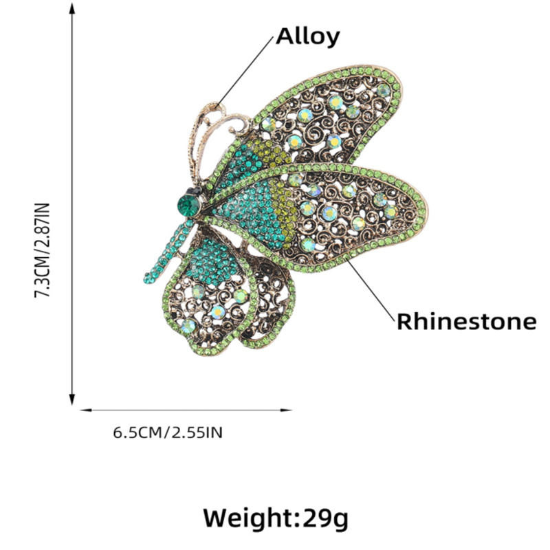 Rhinestone Crystal Brooches Pins