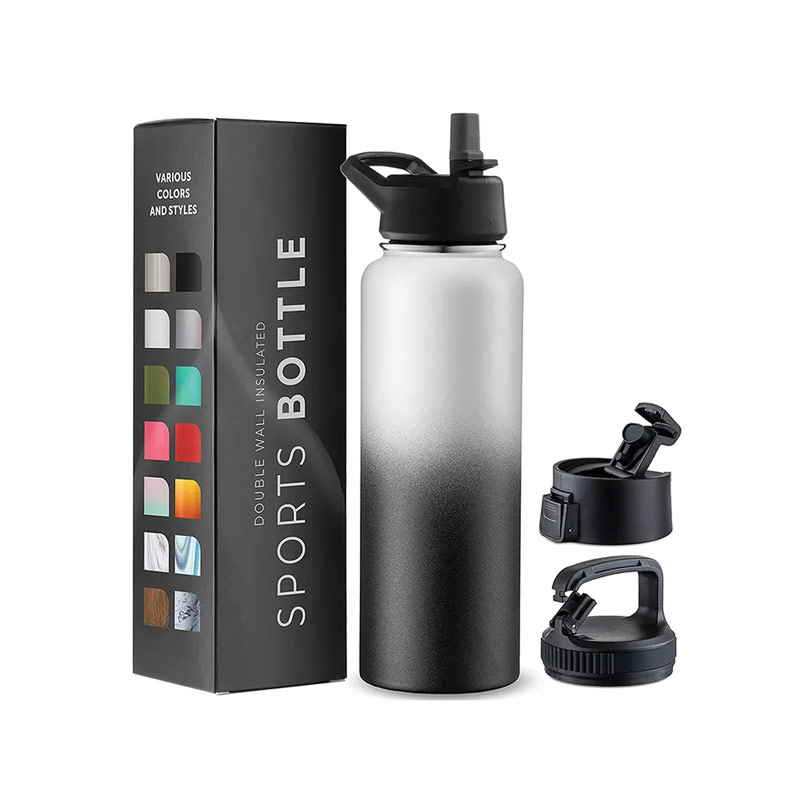 Custom printed double wall stainless steel vacuum insulated water bottle SX0574 glam camp