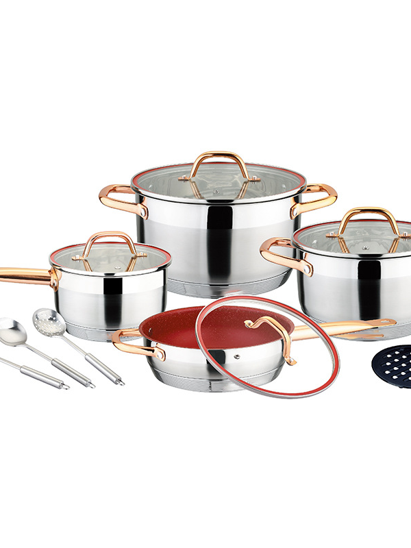 High-end thickened stainless steel cookware