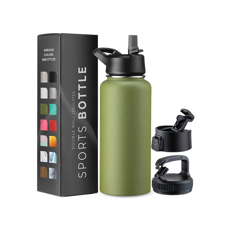 Custom printed double wall stainless steel vacuum insulated water bottle SX0574 glam camp