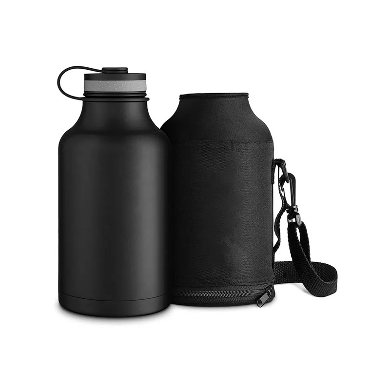 Custom wide mouth double wall vacuum BPA free insulated sports water bottle stainless steel SX0574 glam camp