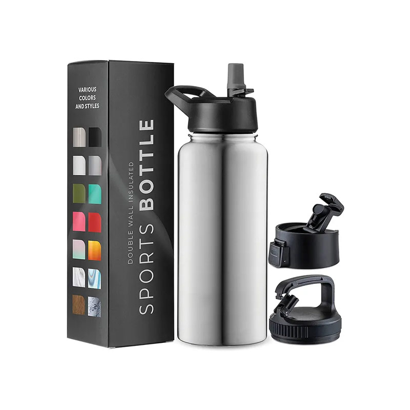 Custom printed double wall stainless steel vacuum insulated water bottle SX0574 glam camp