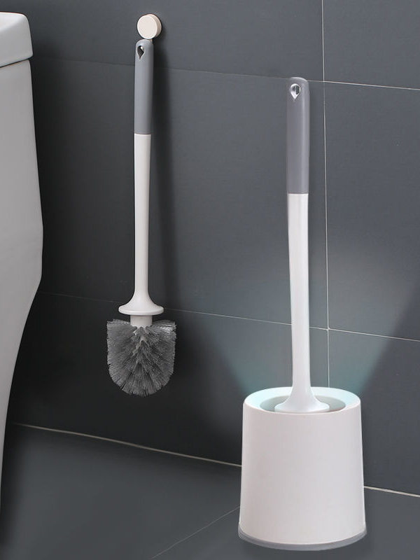 Long handle wall mounted toilet brush