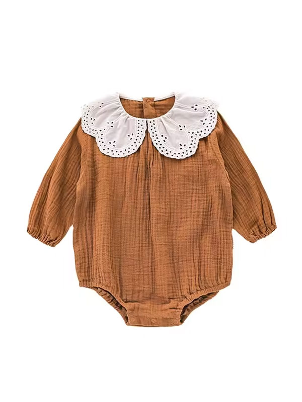 Organic Cotton Muslin Baby Bodysuit