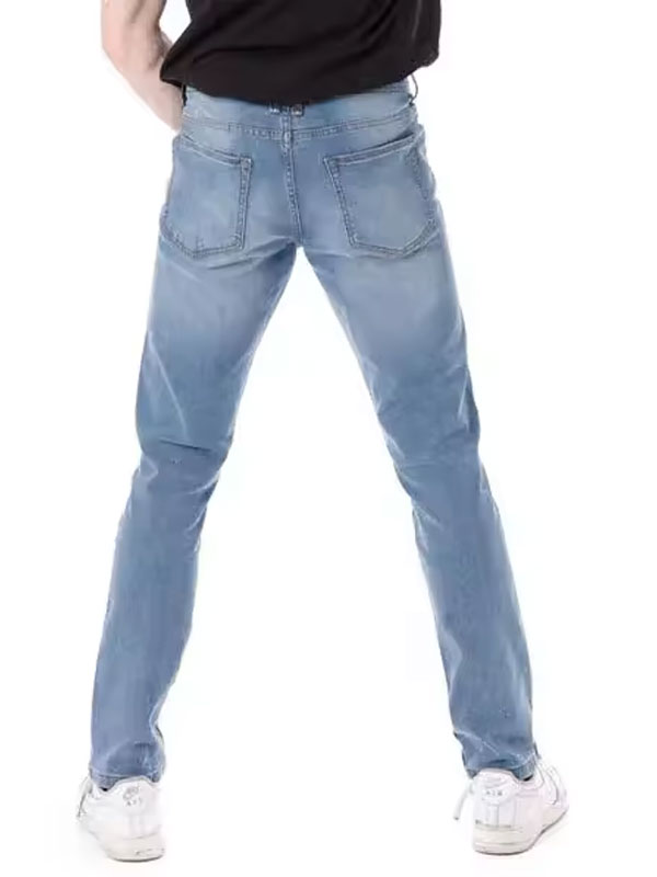 Straight Fit Stretch Men's Jeans