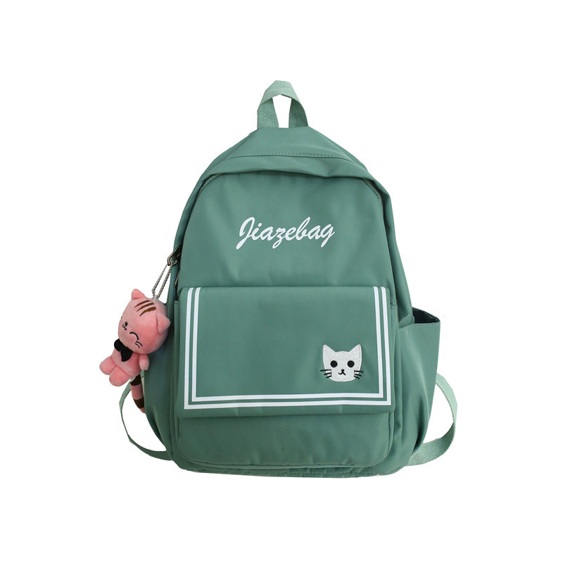 Girl student backpack