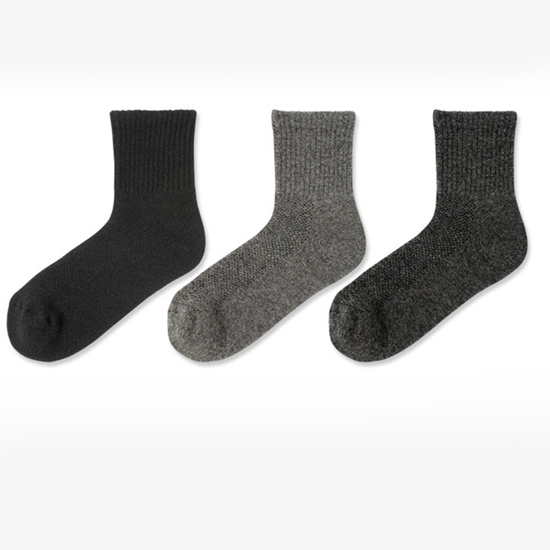 Mens Business dress pure color socks