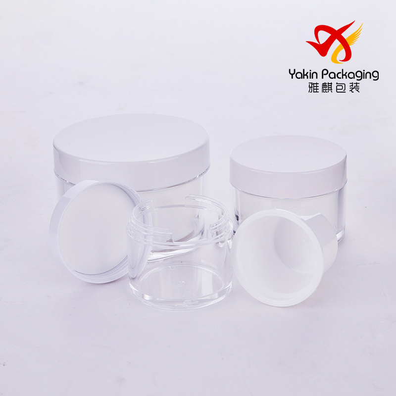  Refillable Acrylic  Cream Jar