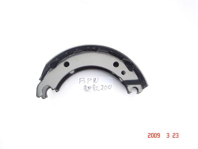 A car brake shoes of rear position