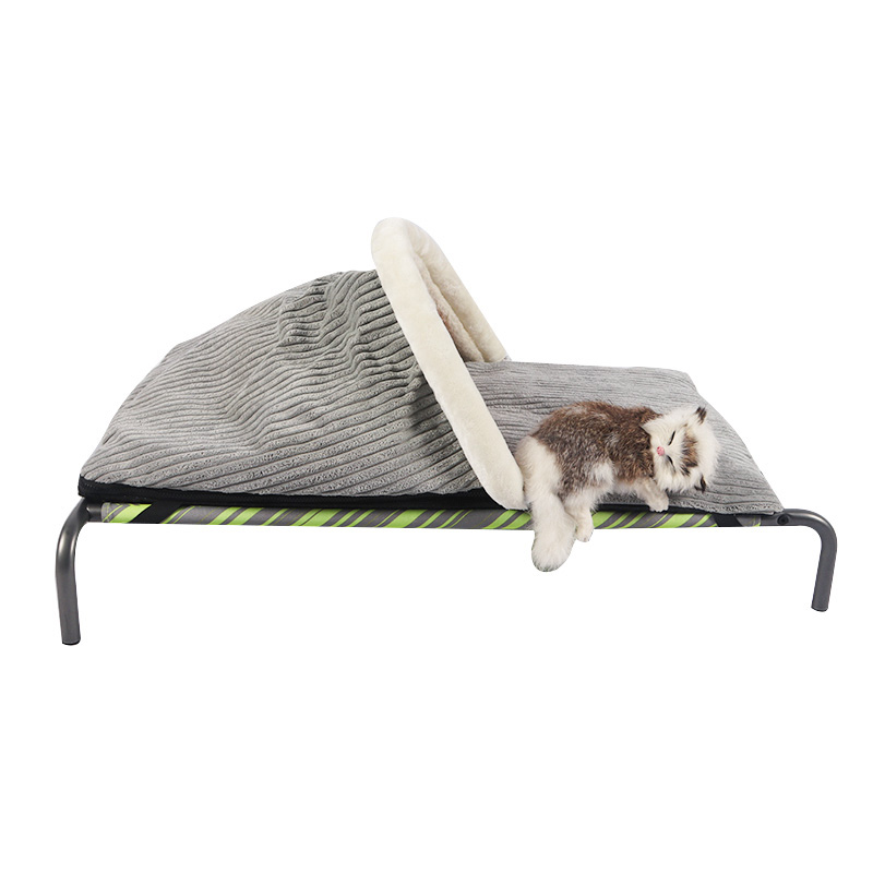 Split type semi-enclosed cat bed pet product