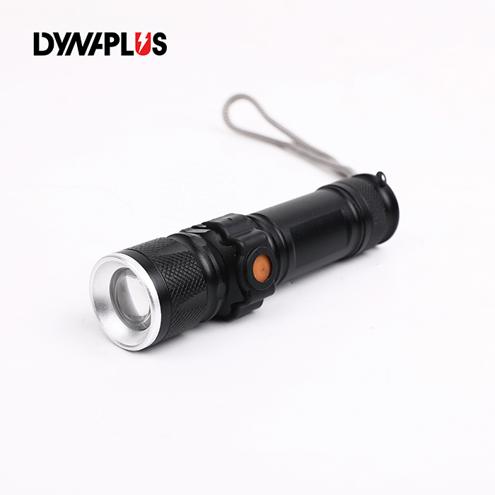 USB rechargeable zoom LED torch flash light