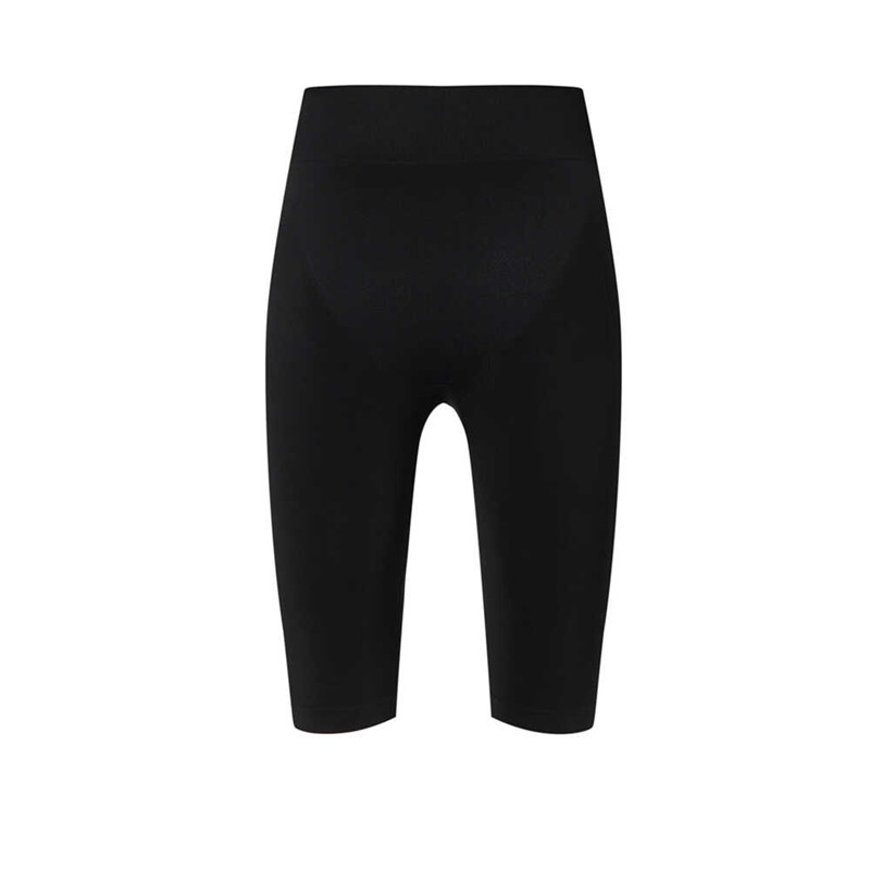 Womens biker shorts wholesale black nylon plain high waisted shorts