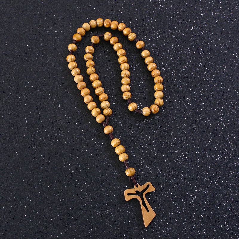 4 Wooden Rosaries Beads for Men Women