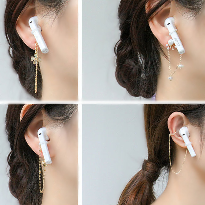 Women's Wireless Earphone Earrings