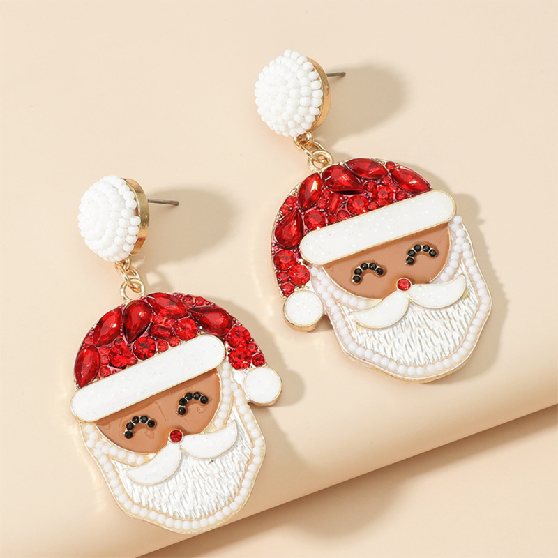 Santa Dangle Earrings