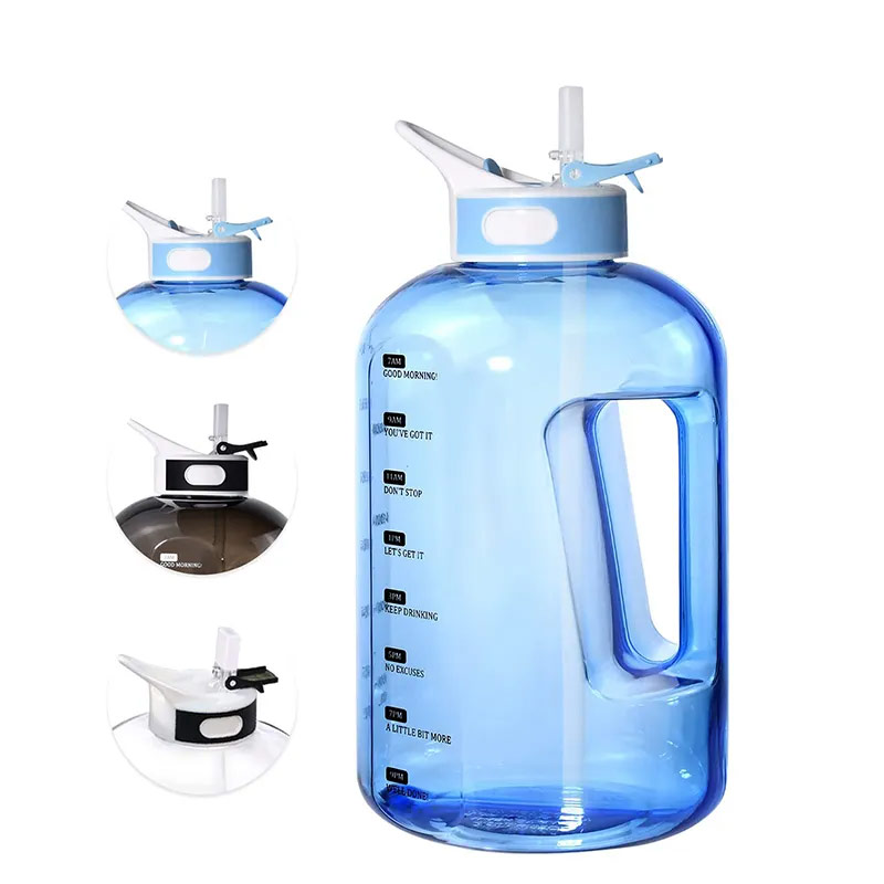 Gym plastic sublimation and leak -proof bisphenol A portable kettle gallon bottle P03-0260 glam camp