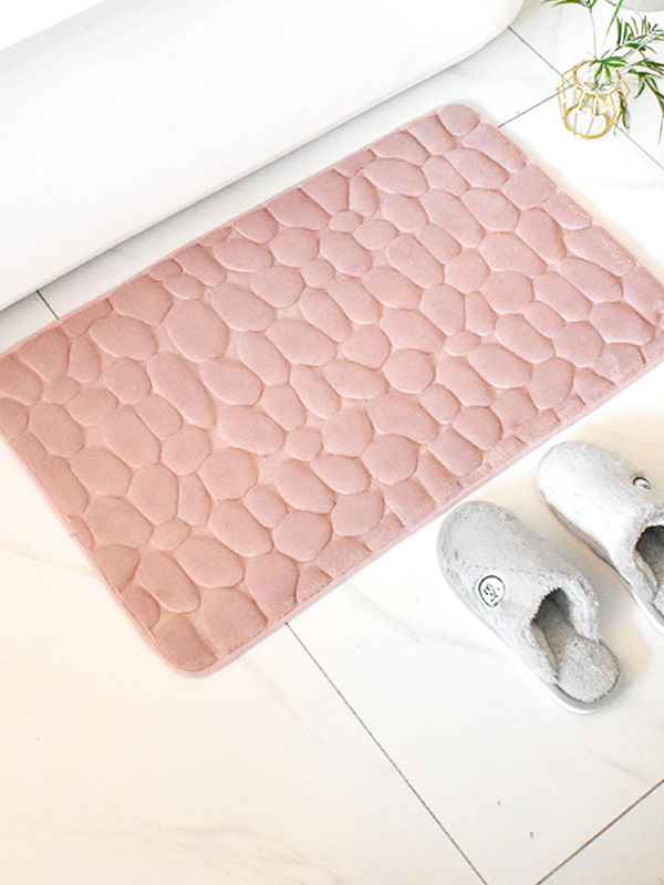Light luxury simple bathroom absorbent floor mat