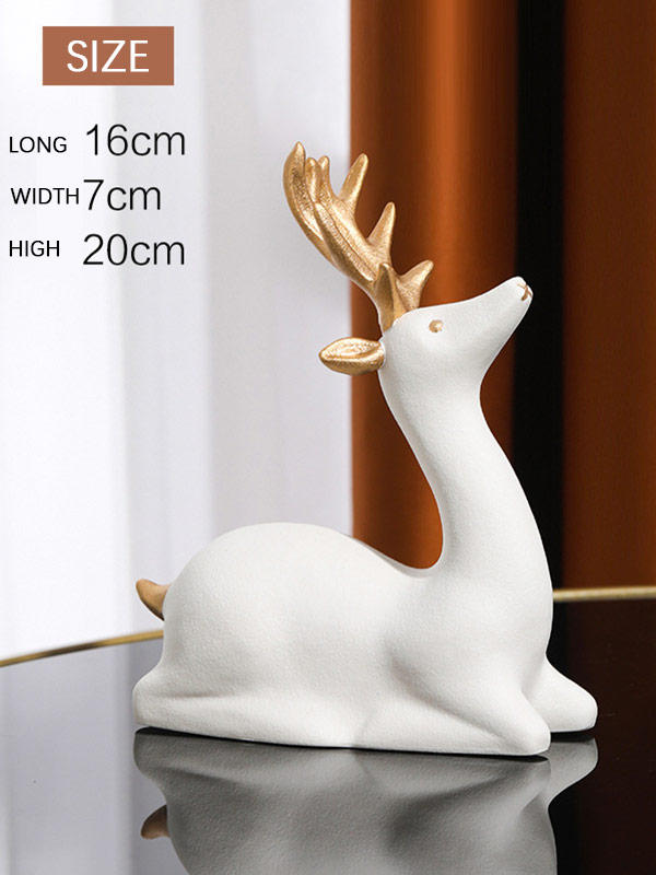 Modern minimalist creative cute ceramic elk