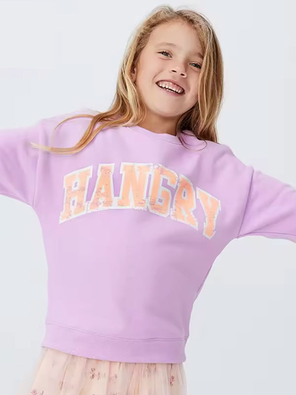 Sustainable Printed Kids Sweatshirt