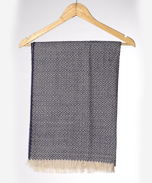 Wool knitted scarf