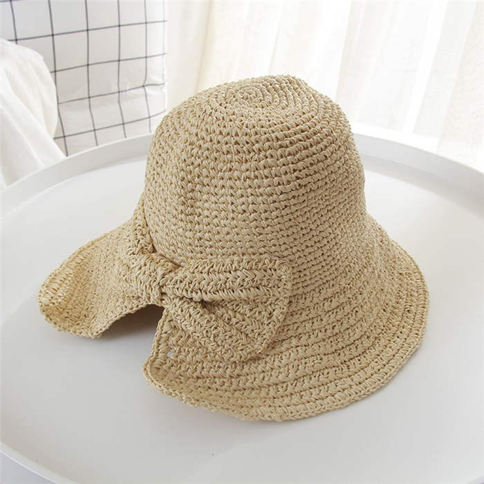 Elegante Bucket Straw Hat