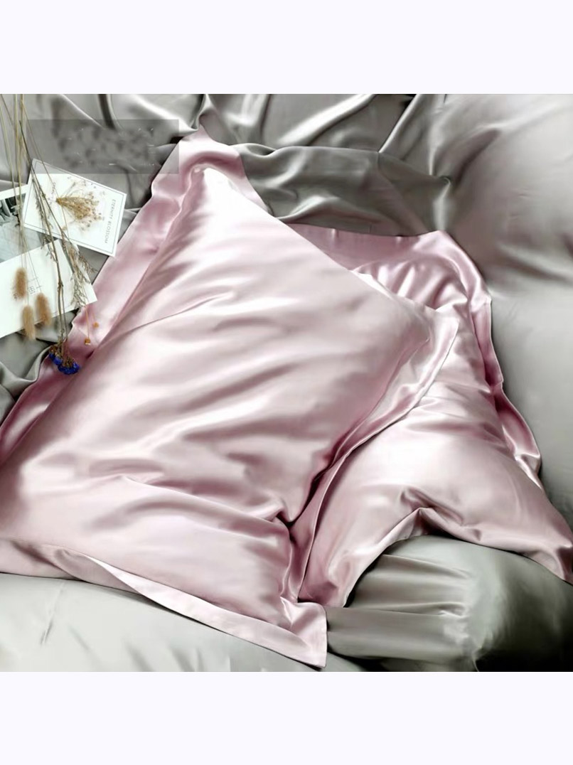 Oxford Silk Pillowcase | With Gift Box Silk Pillowcase | Plain Dyed Silk Pillowcase