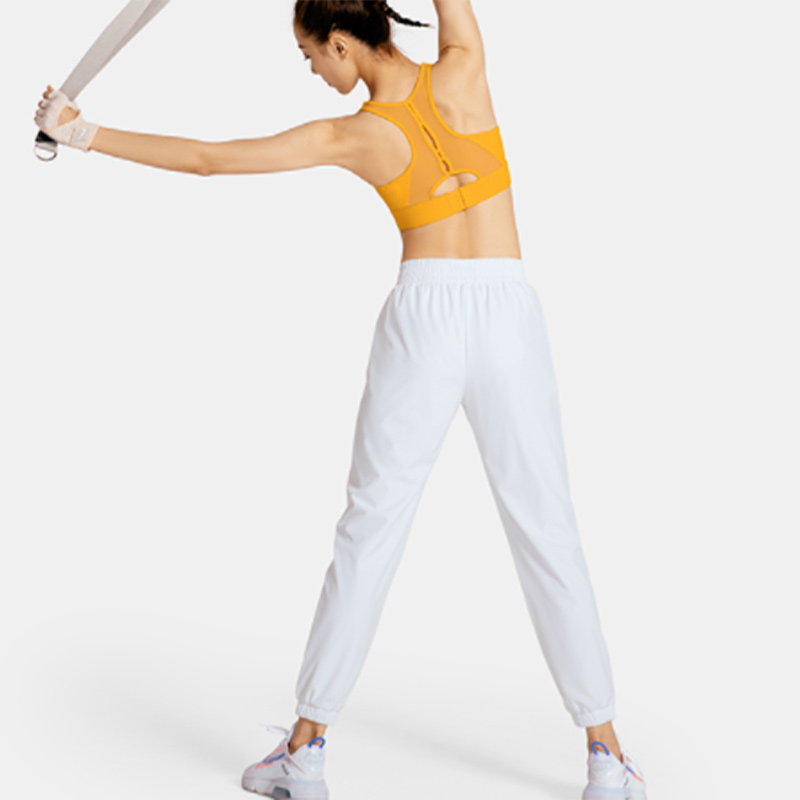 Wholesale custom fitness yoga bra top plus size elastic athletic running jogging training padded sports bra