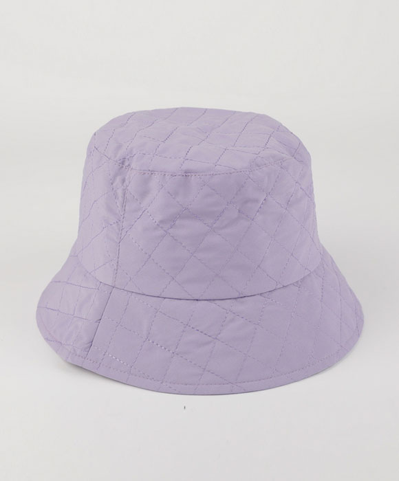 Lilac Quilted Bucket Hat