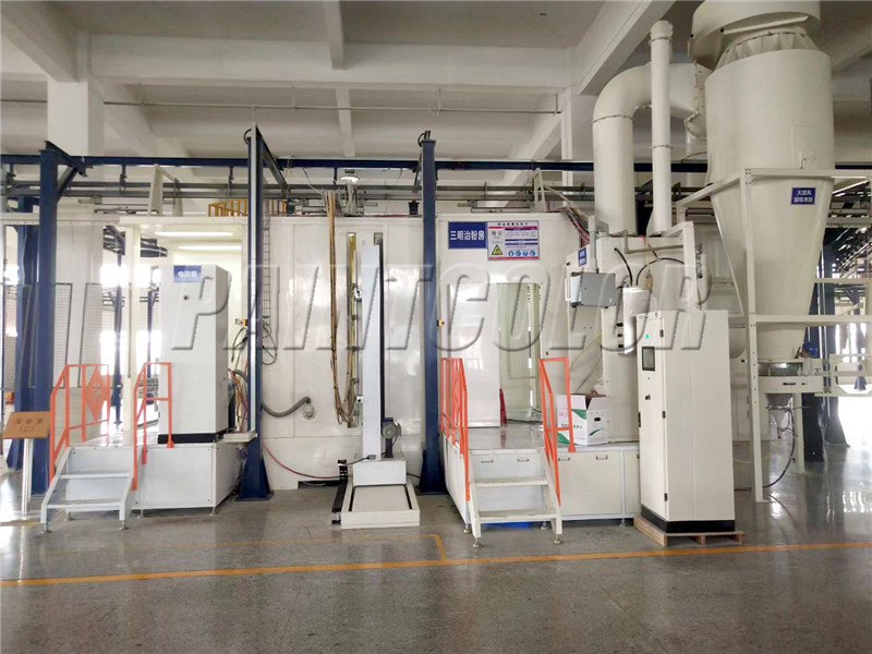 Powder coating booth | big cyclone recovery powder coating booth | Powder coating booth in China