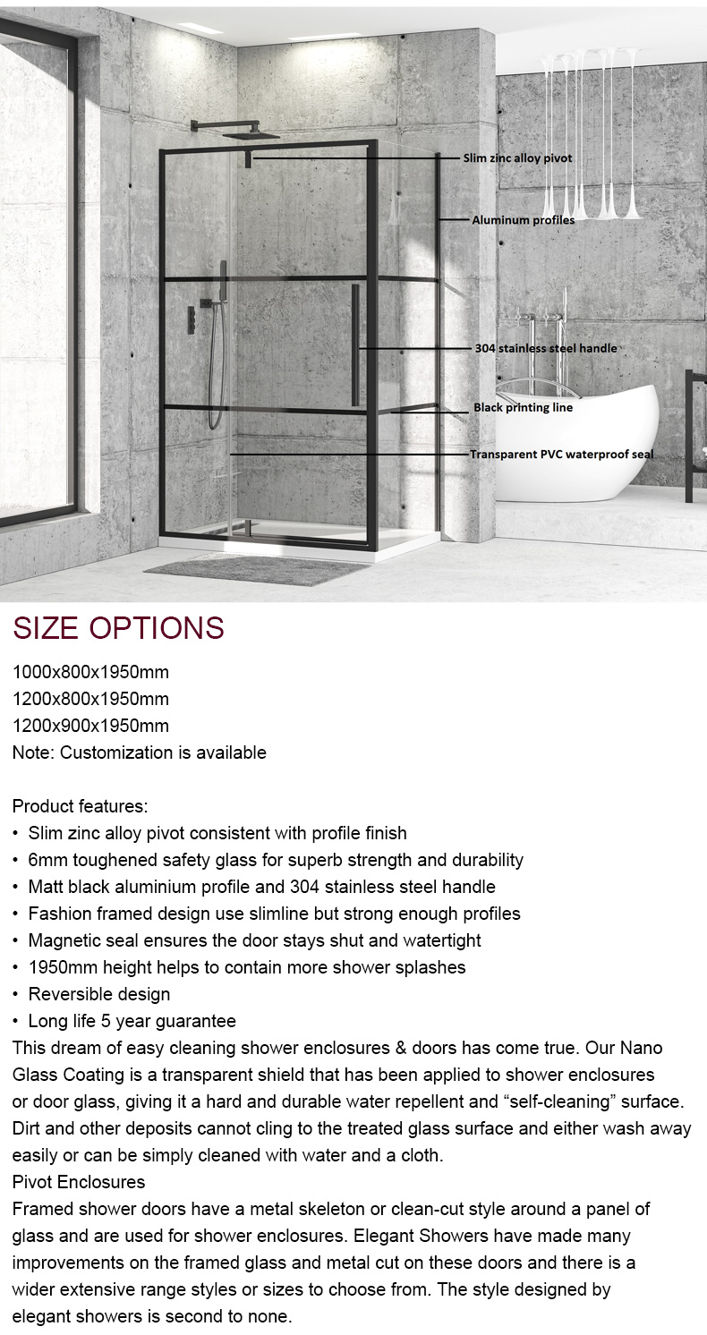 gold pivot door shower room china supplier, China, manufacturers, suppliers, price  