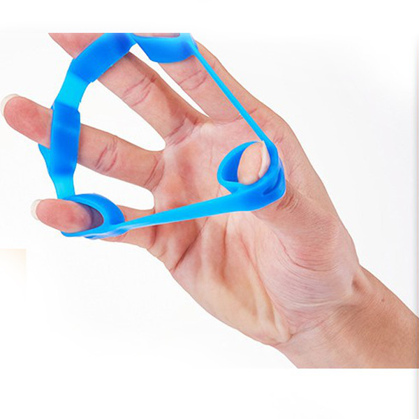 Silicone finger rehabilitation training device