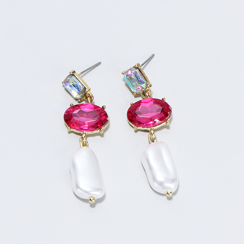 Diamond Pearl Earrings 2