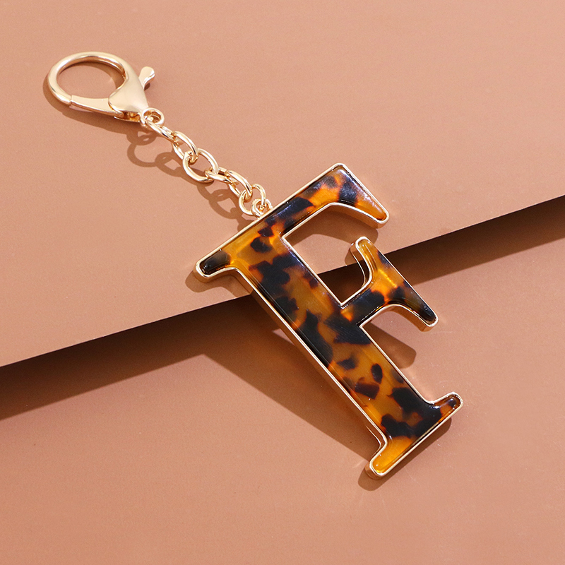 26 letters keychain