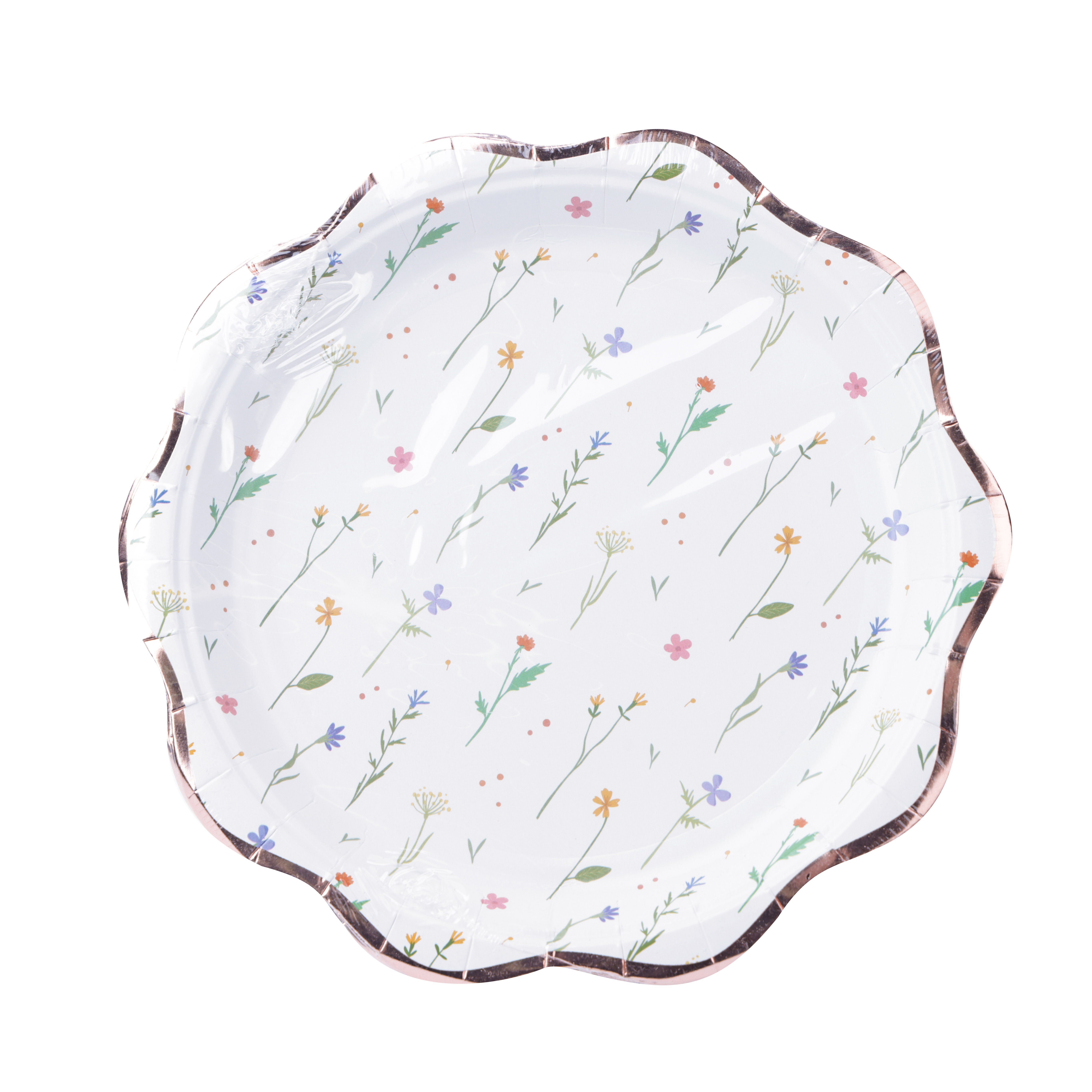 Birthday party flower disposable paper plate HP001