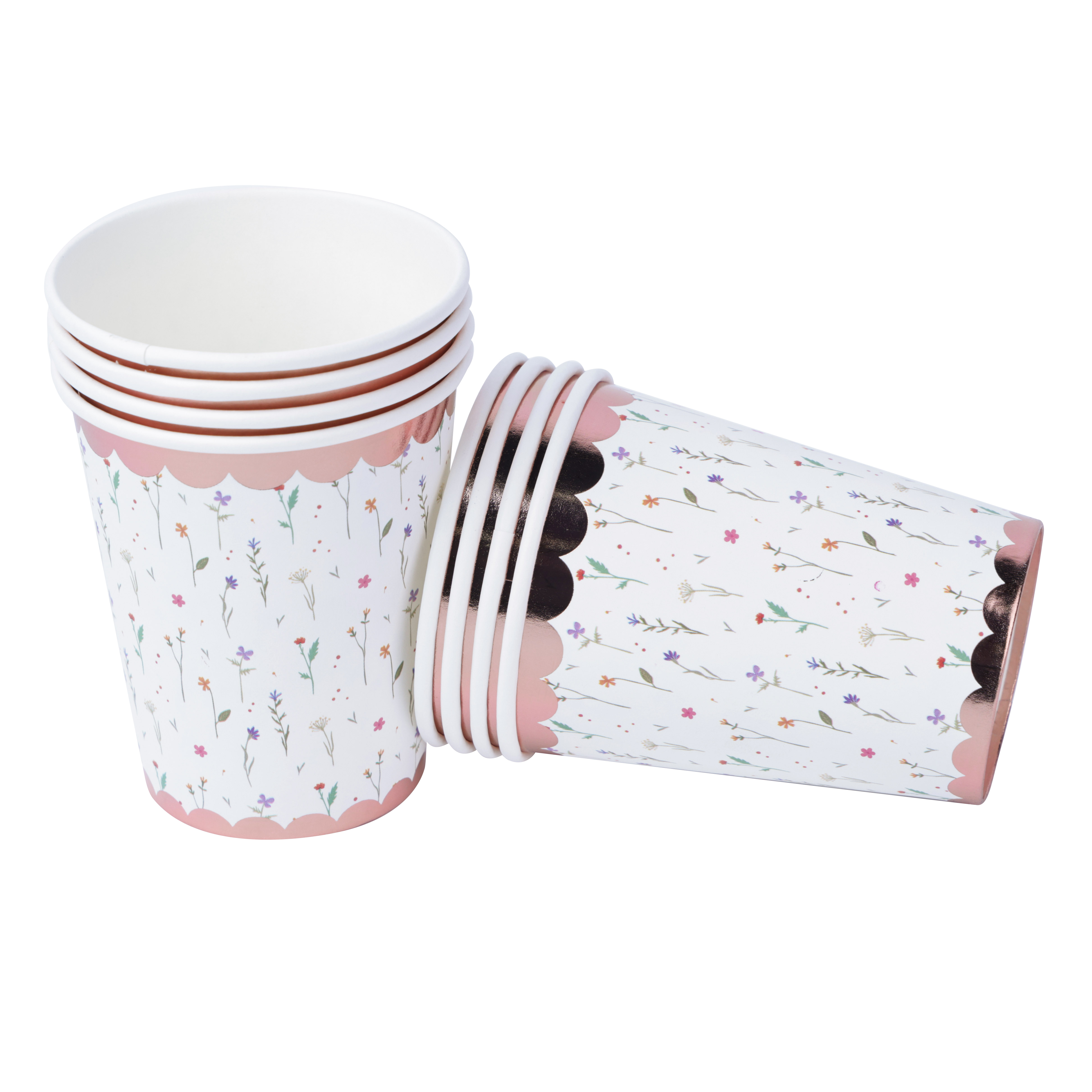 Petal handle paper cup HP012